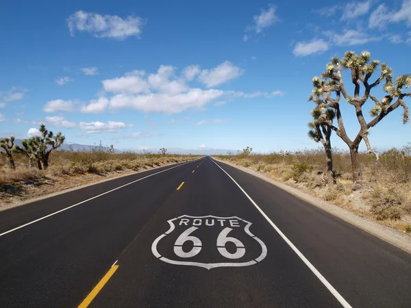 Percorso 66 Deserto del Mojave — Foto Stock