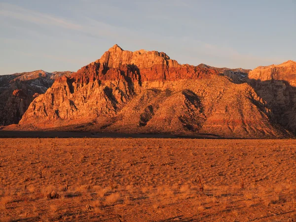 Wüstennevada aus rotem Felsen — Stockfoto