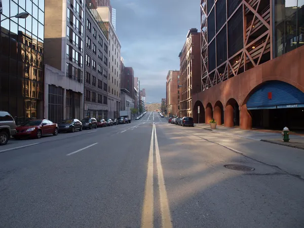 Pittsburgh şehri sokak Stok Fotoğraf