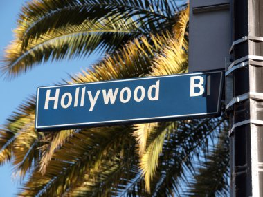 Hollywood Blvd Palms clipart