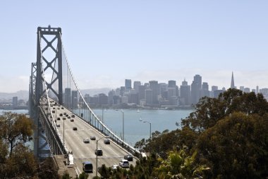 Bay Bridge Towards San Francisco clipart