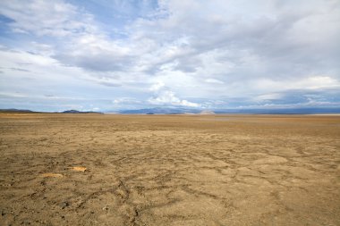 Zzyzx Dry Lake While Wet. clipart