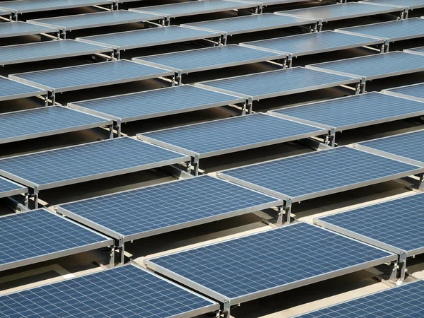 Střešní solární panel — Stock fotografie