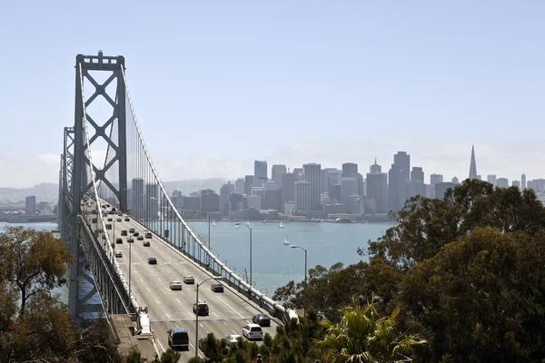 Ponte da Baía em direcção a São Francisco — Fotografia de Stock