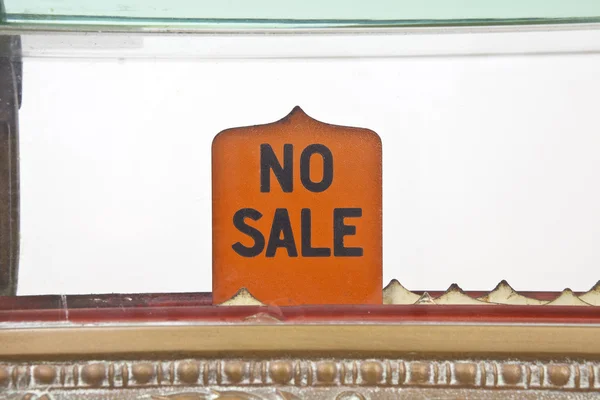 Kein Verkauf — Stockfoto