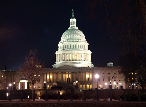 US Capitol Night — Stock Photo, Image