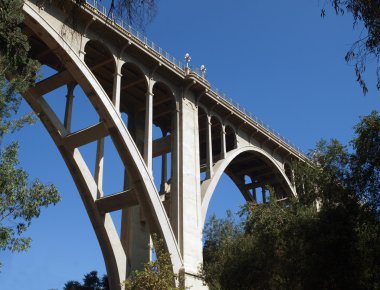 Historic Pasadena Bridge clipart