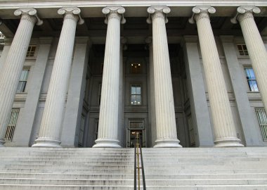 Treasury Building USA clipart