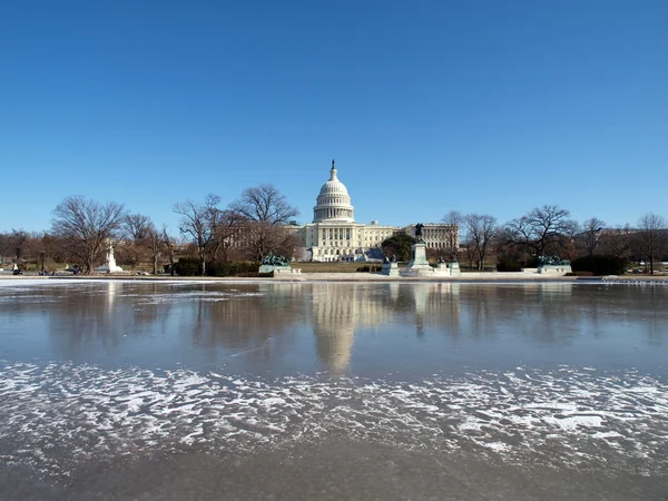 Frozen Capitol — Stock Photo, Image