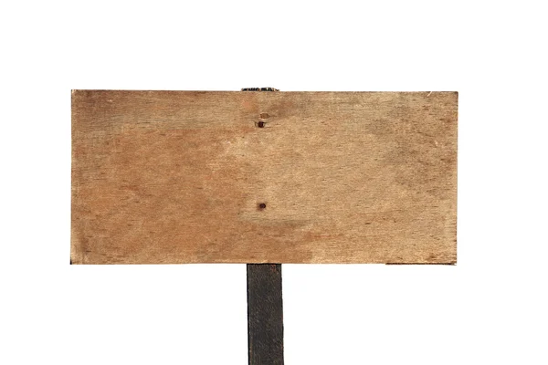 Порожній дерев'яний знак — стокове фото