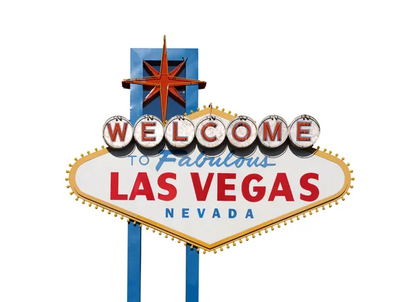 Vegas Sign Isolation — Stock Photo, Image