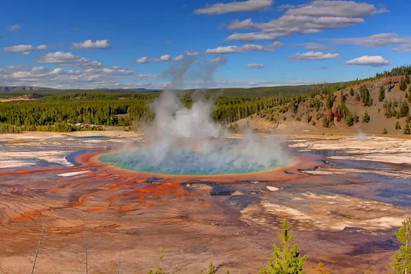 Grand Prismatic Spring In Yellowstone — Stock Photo, Image