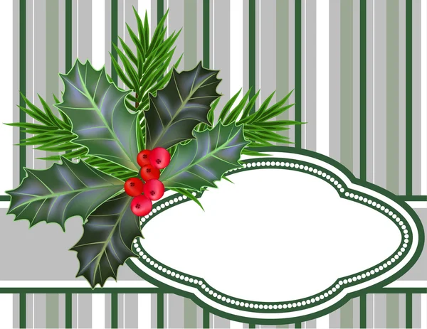 Carte de Noël et Nouvel An — Image vectorielle
