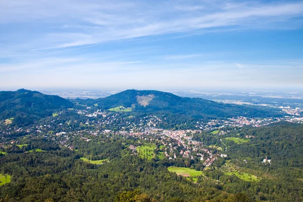 Vista aérea Baden-Baden. Alemanha . — Fotografia de Stock