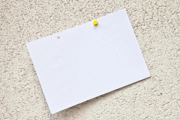 Note on the wall — Stock Photo, Image