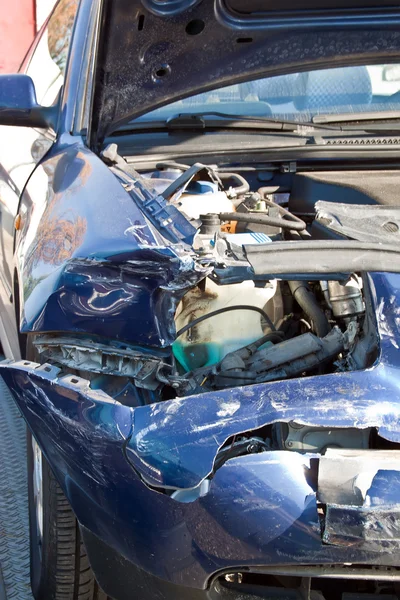 Автомобілі після аварії — стокове фото