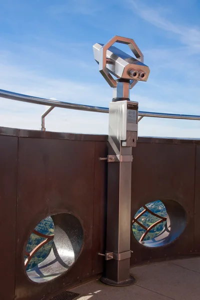 stock image The telescope on the observation tower.