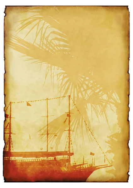 Grunge tengeri háttér. a hely, a szöveg a kép. — Stock Fotó