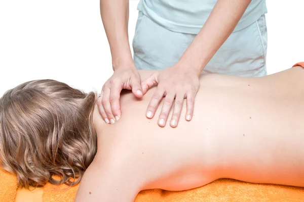 stock image Massage at the spa