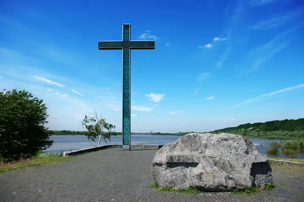 Cross in Wloclawek — Stock Photo, Image