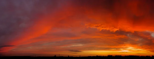 Dramatics sunset — Stock Photo, Image