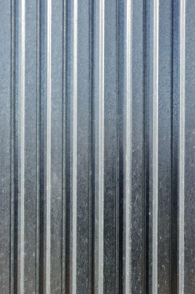 Striped metal sheet for background texture — Stock Photo, Image