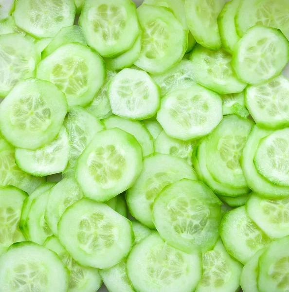 stock image A lot of cucumber slices