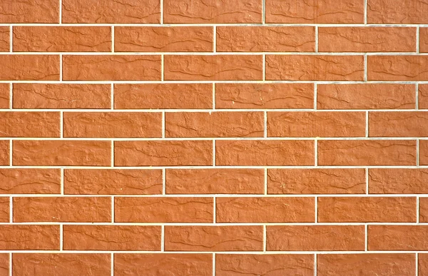 Muro di mattoni con blocchi ondulati — Foto Stock