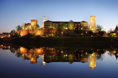 Wawel castle in Krakow, Poland clipart