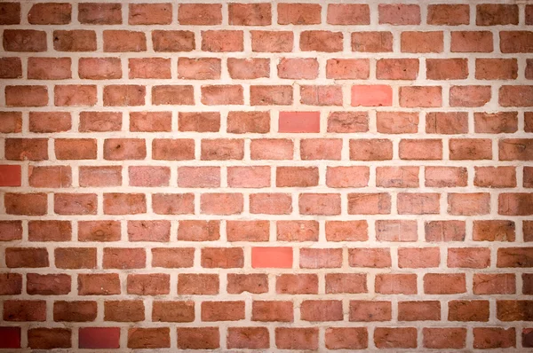 Vecchio muro di mattoni rossi per lo sfondo — Foto Stock