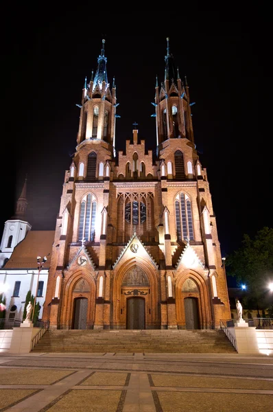 Basílica roja en Bialystok, Polonia —  Fotos de Stock