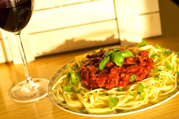 Włoskie spaghetti — Zdjęcie stockowe