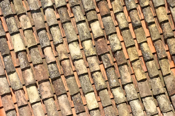 Textura de techo Pantiles para fondo — Foto de Stock