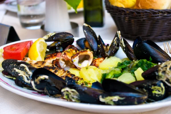 Mediterranean seafood — Stock Photo, Image
