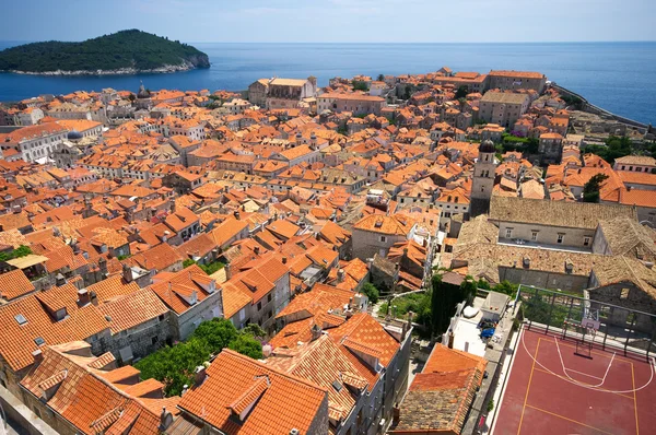 Міський пейзаж Дубровник, Хорватія — стокове фото