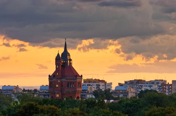 Водонапірна башта у Вроцлаві, Польща — стокове фото