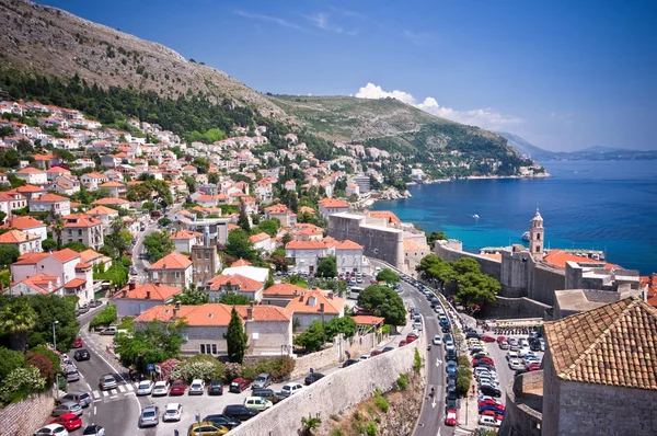 Paisaje urbano de Dubrovnik, Croacia — Foto de Stock
