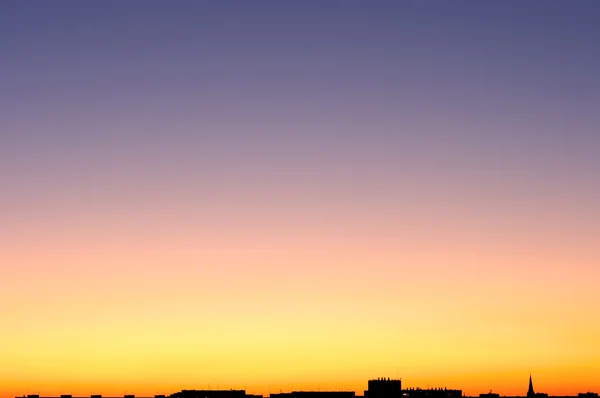 Lege lucht tijdens de zonsondergang — Stockfoto