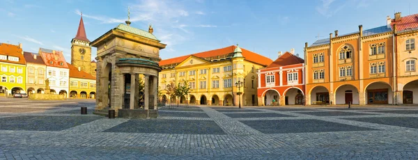 Городская площадь Йичин, Чешская Республика — стоковое фото