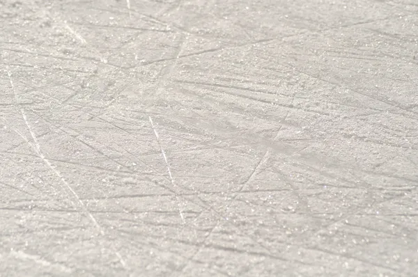 Texture glacée de la patinoire — Photo