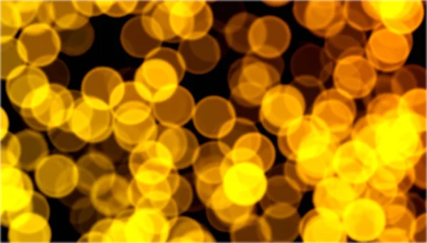 Navidad luces doradas — Foto de Stock