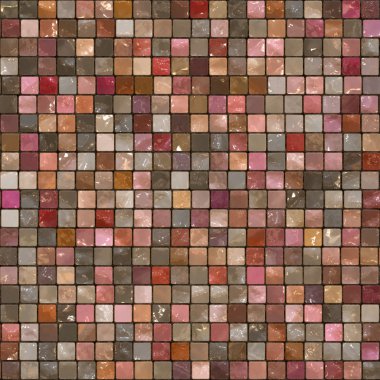 Colorful glass tiles mosaic clipart