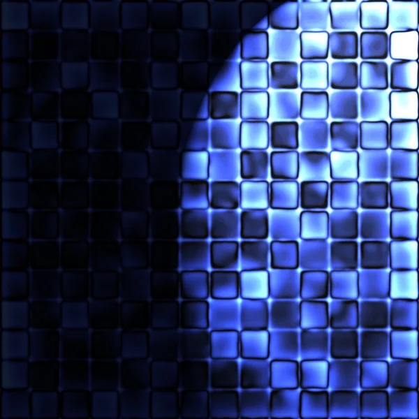 Fondo de mosaico azul abstracto — Foto de Stock