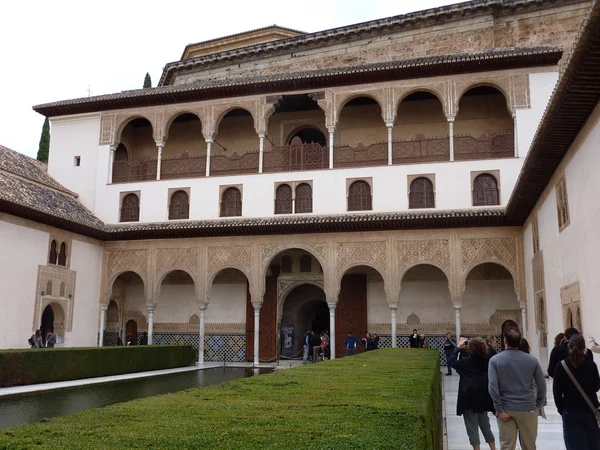 Yard of alhambra, Granada, Spain — Stock Photo, Image