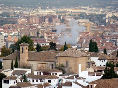 Cityscape - granada, İspanya