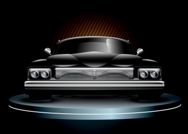 Luxury Car Illustration clipart