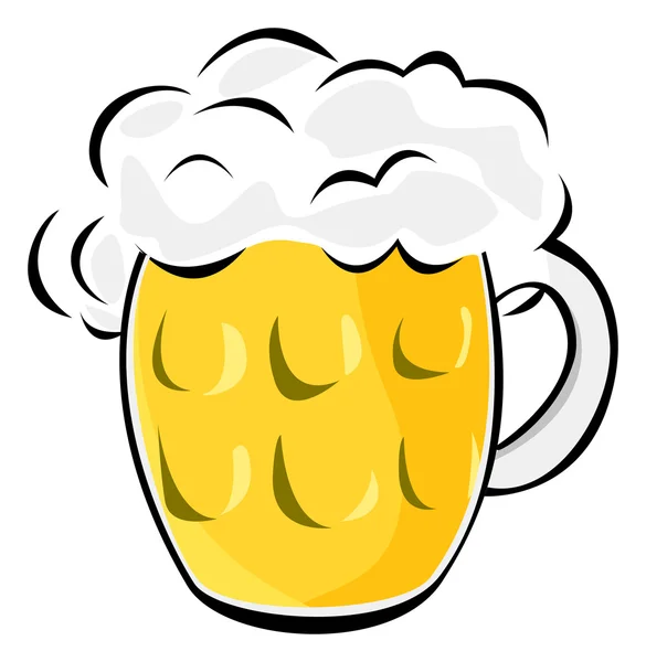 Пинта пива — стоковый вектор