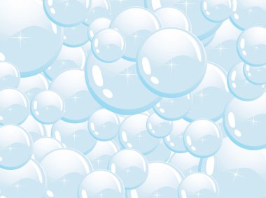 Bubbles background clipart