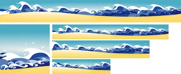 Stock vector Beach banners