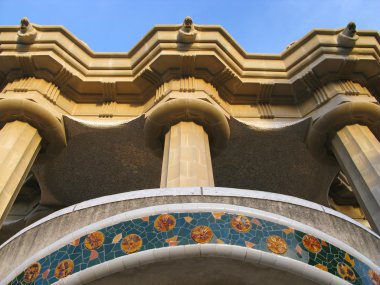 Details of Park Guell clipart